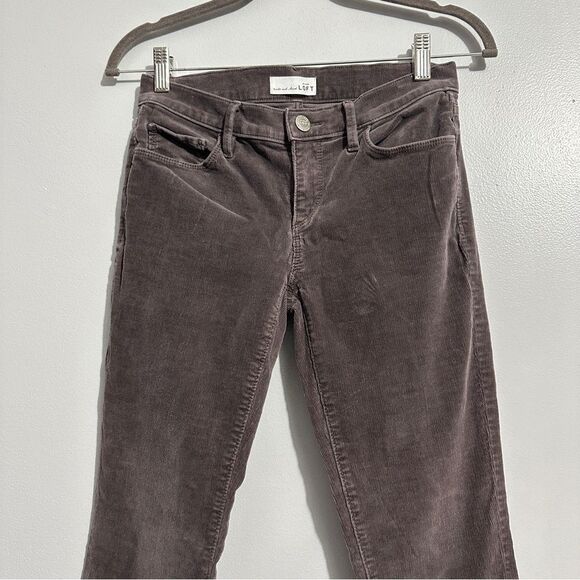 Loft modern skinny brownish corduroy pants size 25/0 - Picture 5 of 9